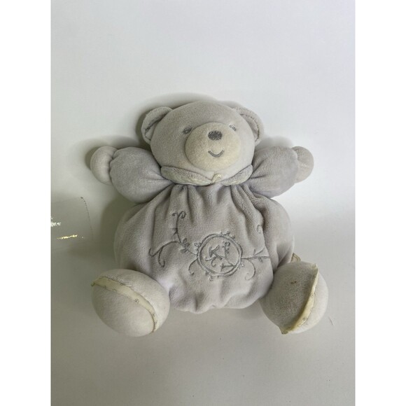 Kaloo Perle Plush Chubby Bear Baby Toy Stuffed Animal White...